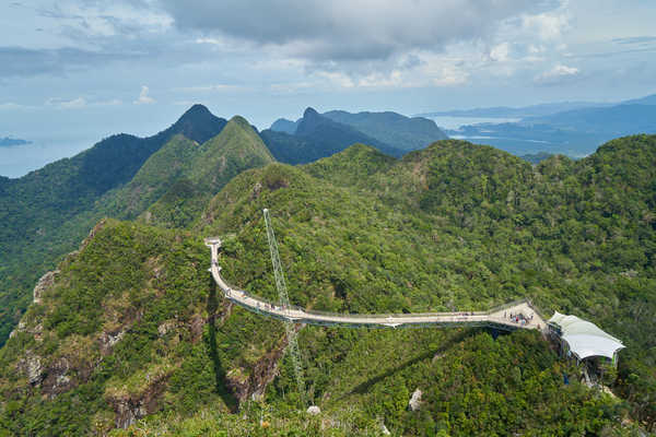 Poster Pemandangan Gunung Malaysia Mountains Forests Scenery Bridges 1Z