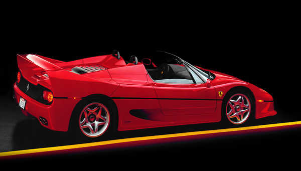 Poster Mobil Ferrari F50Red Side 1ZM
