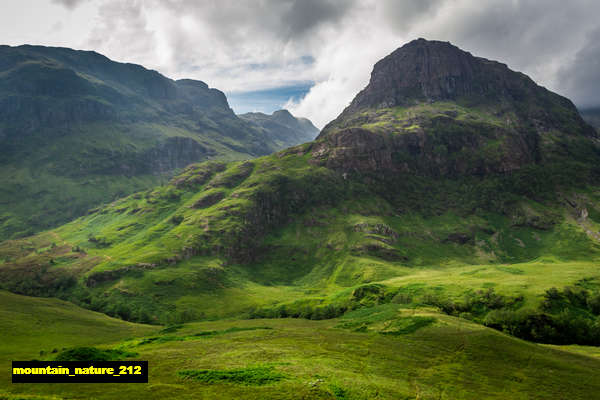 poster gunung mountain 212