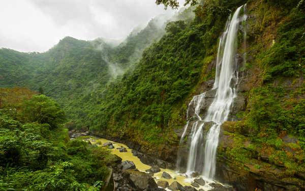 poster pemandangan alam gunung Earth Mountain River Waterfall Waterfalls Waterfall APC 002