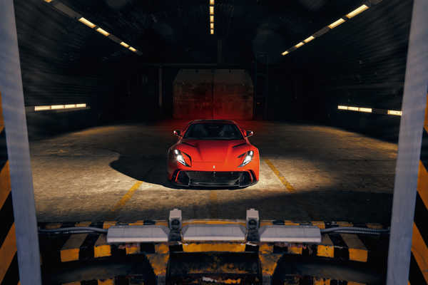 Poster Mobil ferrari 812 superfast n largo novitec 2019 4k WPS002