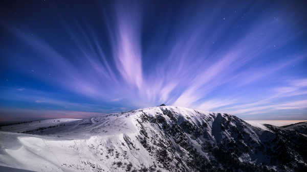 poster pegunungan mountain landscape winter hd WPS