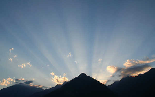 poster pemandangan alam gunung Mountains Mountain APC 023