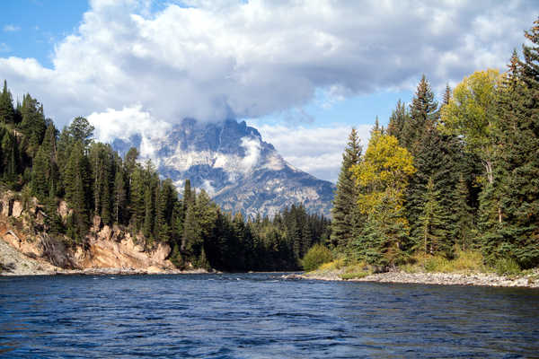 Poster Pemandangan Gunung Rivers Forests Mountains Scenery USA Parks Autumn 1Z