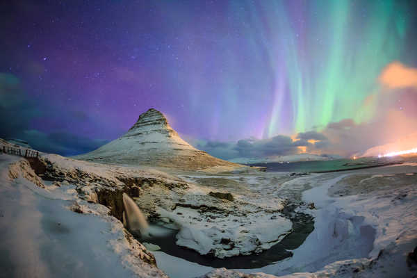 Poster Pemandangan Gunung Iceland Mountains Sky 1Z 002