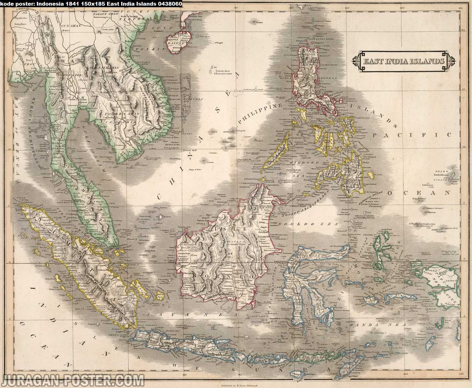 peta indonesia kuno tahun 1841