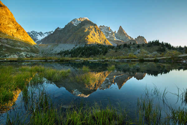 poster pemandangan alam gunung Mountains Lake 1Z 001