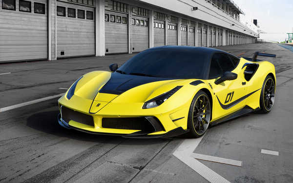 Poster Mobil ferrari 488 4xx siracusa mansory 5583WPS