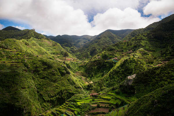 poster pegunungan Spain Mountains Fields Tenerife Macizo de Anaga 1Z