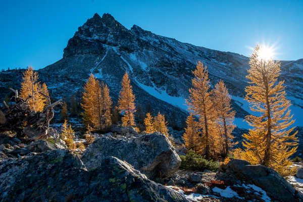 poster pemandangan alam gunung USA Mountains Sunrises and sunsets Autumn 1Z