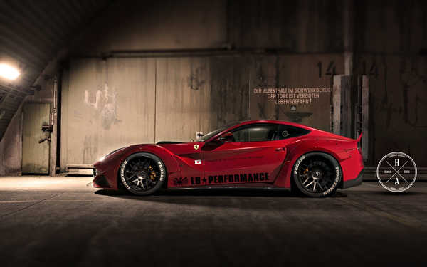 Poster Mobil Vehicle Ferrari Ferrari F12berlinetta APC001
