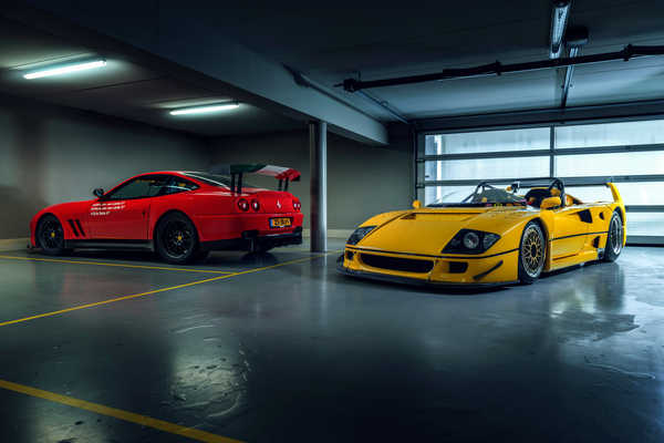Poster Mobil Ferrari F40 LM Barchetta by Michelotto Prodrive 1ZM
