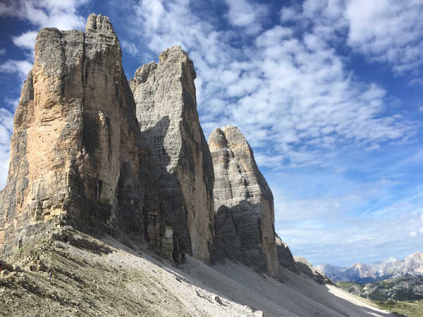 poster pemandangan alam gunung Mountains Italy dolomite Alps Tre Cime Crag Alps 1Z