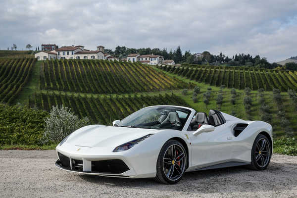 Poster Mobil Ferrari Ferrari 488 Spider APC018