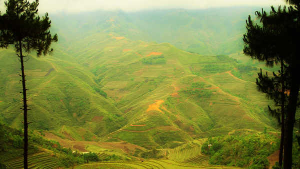 poster pemandangan alam gunung Mountains Mountain APC 466