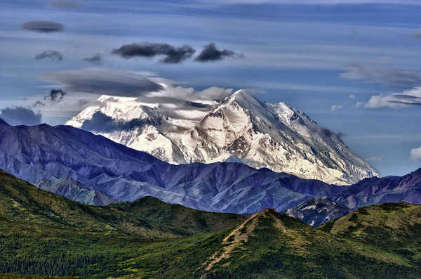 poster pemandangan alam gunung Mountains Denali APC 008