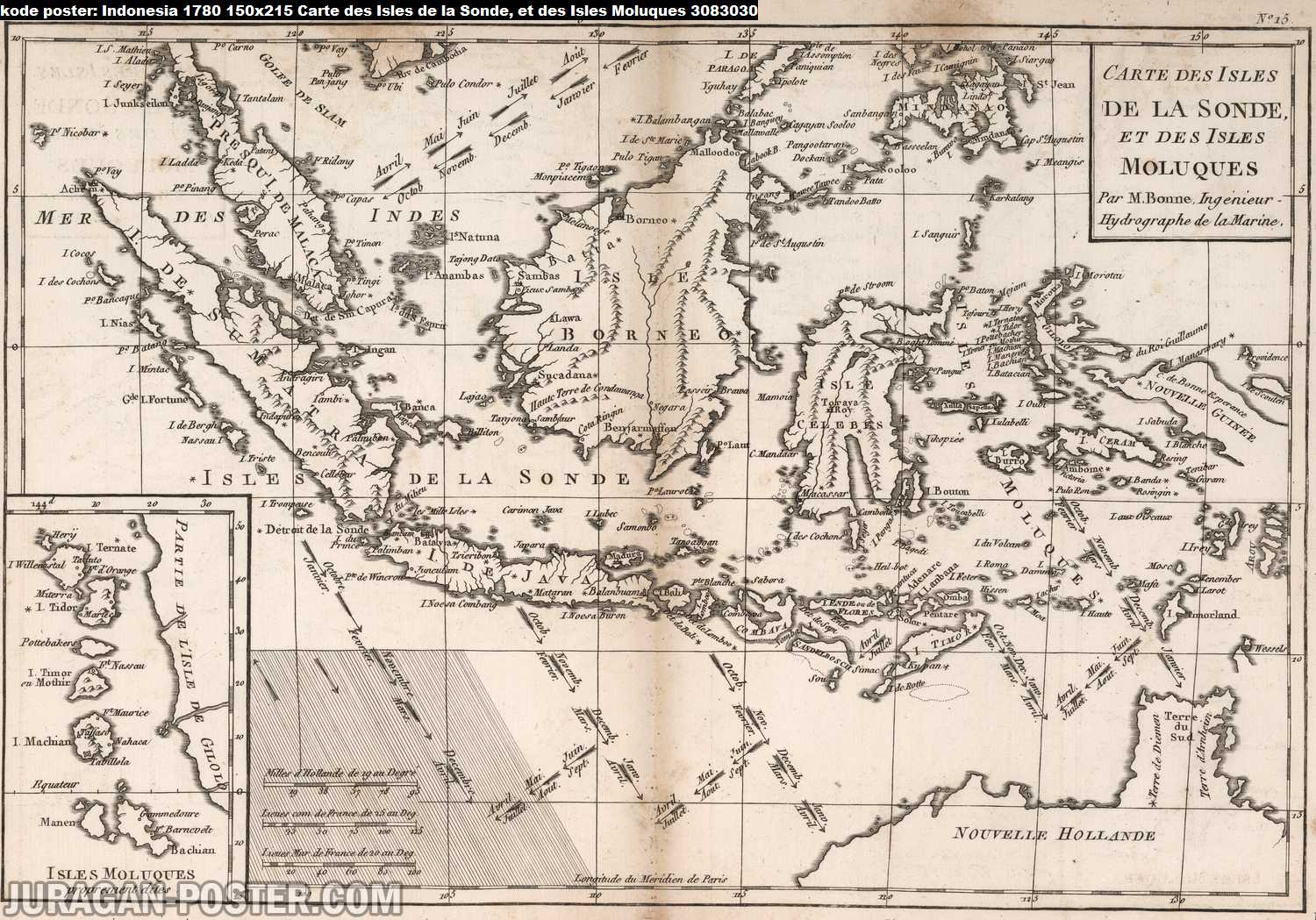 peta indonesia kuno tahun 1780